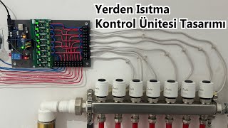 Yerden ısıtma otomasyon elektronik kontrol paneli | danfoss dijital te