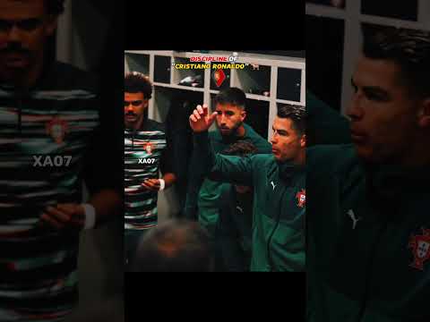 Discipline Of Ronaldo Is On Another Level🥶☠️ #shorts #ronaldo #messi #shortsvideo