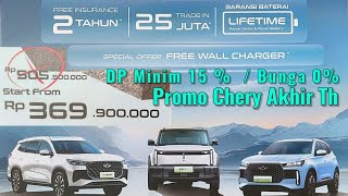 PESTA DISCOUNT AKHIR TAHUN CHERY. Diskon Terbesar.TIGGO Cross, Tiggo 8 CSH, Omoda E5, J6, TIGGO 9.
