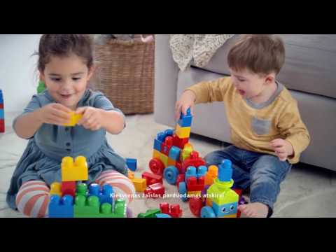 Kaladėlių rinkinys MEGA BLOKS CYP67 (60 detalių), atsitiktinis variantas video