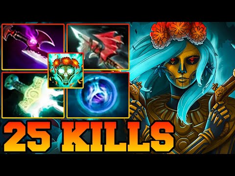 Muerta Dota 2 One Hit Build Carry Meta Pro Gameplay Build Guide 7.33