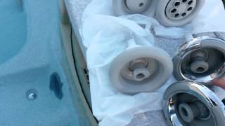 Spa/Hot Tub Jets How to Remove & Replace w/Type Comparison ~Sundance A