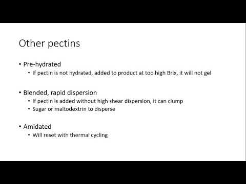 Pectin for Preserving and Curing