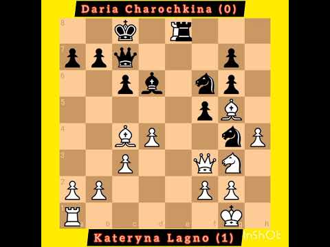 Kateryna Lagno vs Daria Charochkina || Caro-Kann || World Rapid Championship Women, 2014 #chess
