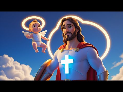 Jesus Is My Superhero | Christian Kids song animated with lyrics