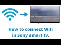 How To Connect Wifi In Sony Smart TV ExploretechHimanshu