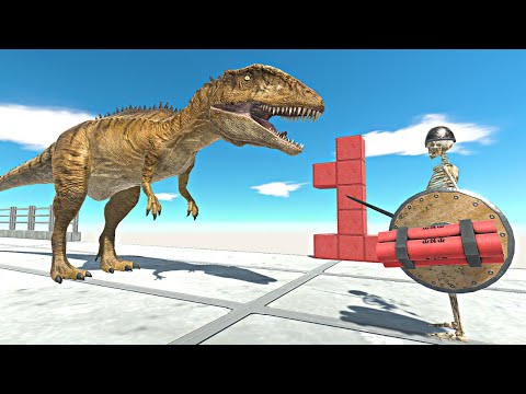 DEADLY SKELETON BOMB | TNT - Animal Revolt Battle Simulator #arbs
