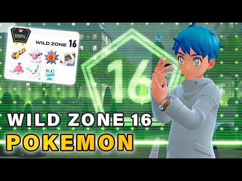 How to find All Pokemon in Wild Zone 16 ► Pokemon Legends ZA