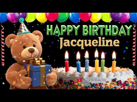 Jacqueline Happy birthday To You - Happy Birthday song name Jacqueline 🎁 🎂