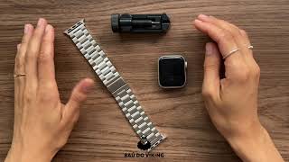 Vídeo de Pulseira Elos Clássica Rose Gold compatível com Apple Watch