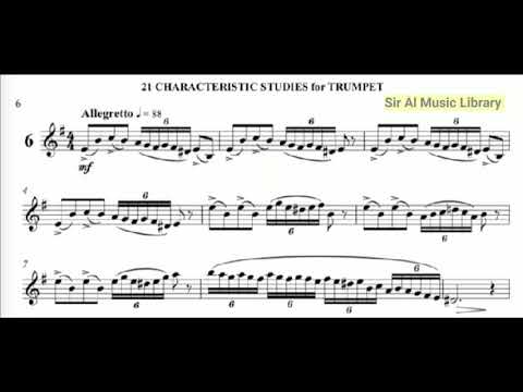 Characteristic Study for Trumpet #21 ( OST)