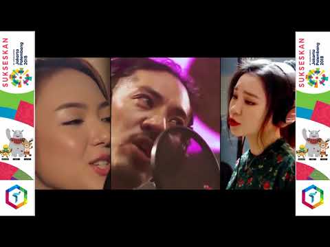 Full Colaboration Song "Bright as The Sun" (Jannine W, J Fla, Hiroaki Kato) 2018 Asian Games