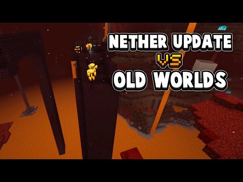 (1.16) Nether Update VS Old Worlds - What Happens?