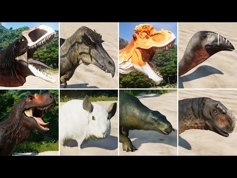 ALL MODDED DINOSAURS (PART 4) - Jurassic World Evolution