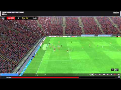 Football Manager 2014 Let's Play - Manchester United #41 | Man City | 3D GAMEPLAY