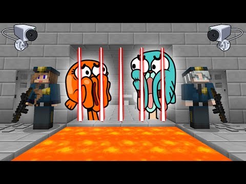 GUMBALL Y DARWIN PRESOS (MINECRAFT PRISON ESCAPE)