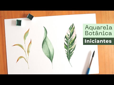 Watercolor Leaves for Beginners