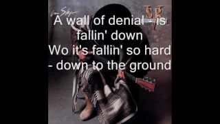 Wall of Denial - Stevie Ray Vaughan - In Step - 1989 lyrics (HD)