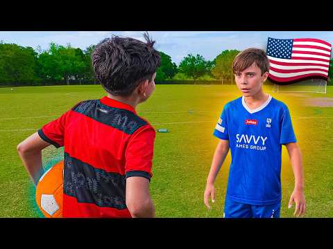 MARCOS FOI DESAFIADO NO FUTEBOL DOS ESTADOS UNIDOS