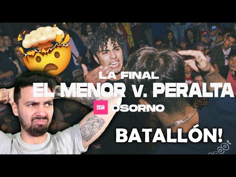REACCIONO a la GRAN BATALLA - EL MENOR vs PERALTA : LA FINAL - Osorno - Gira DEM 2020