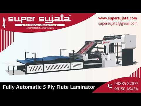 Fully Automatic Flute Laminator Machine