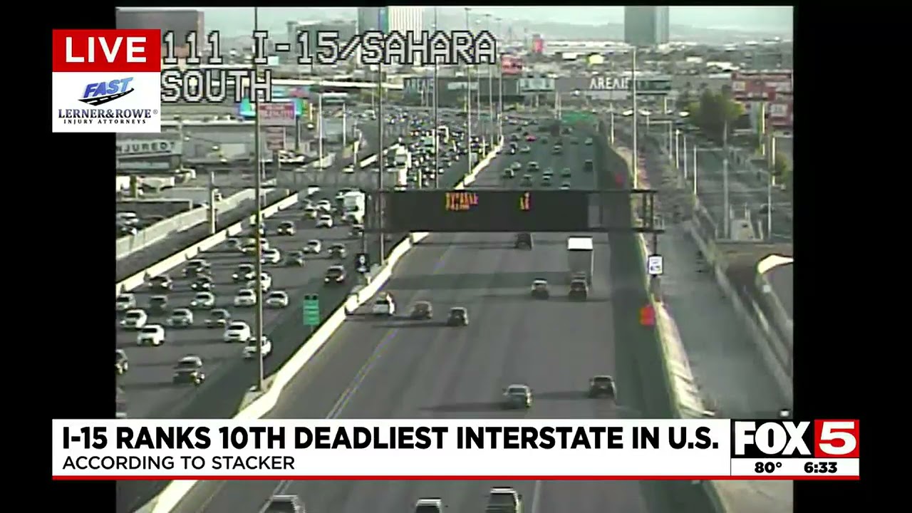 I-15 among interstate highways with most fatalities, report says