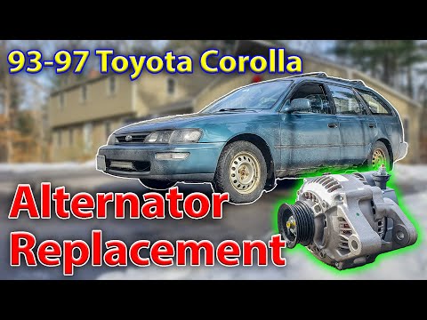 Replacing Alternator '93-'97 Toyota Corolla/Celica