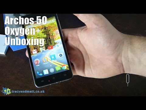 Unboxing Archos 50 Oxygen+