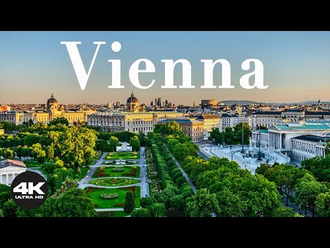 FLUG ÜBER WIEN, ÖSTERREICH (4K UHD) 1 Stunde Ambient-Drohnenfilm + Musik für schöne Entspannung.