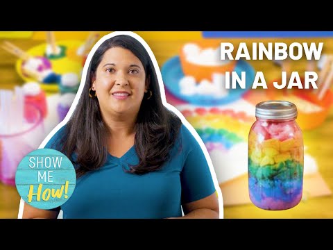 Do Science at Home | Rainbow in a Jar | Show Me How Parent Videos