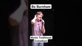 Bo Burnham Mocks Traditional Comedians | #boburnham #comedy #musicalcomedy