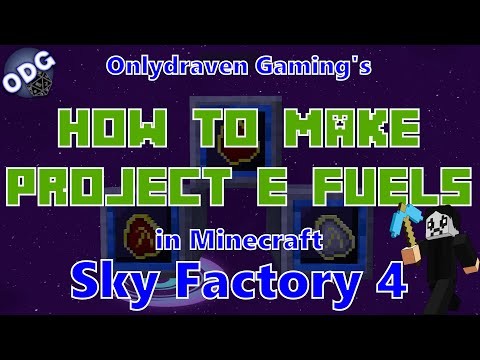 Onlydraven Gaming - Minecraft - Sky Factory 4 - How to Make Alchemical Coal, Mobius Fuel and Aeternalis Fuel