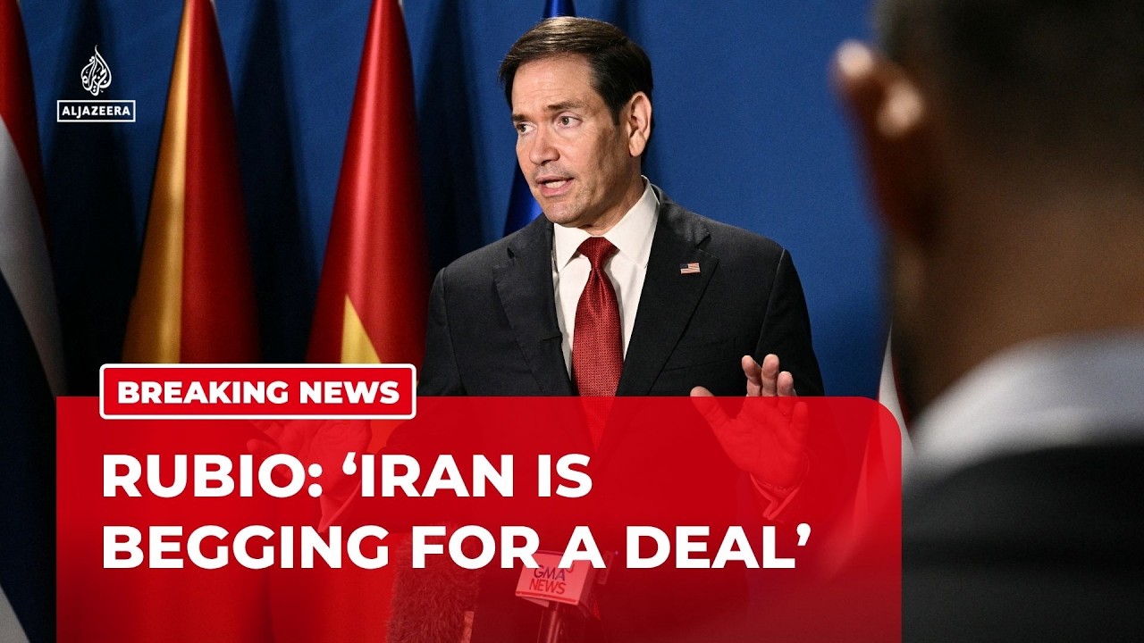 Iran is 'begging for a deal', but they're not ready to comply: Rubio