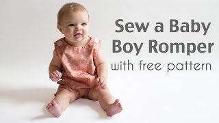 Sew a Baby Boy Romper