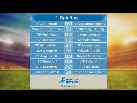 Wagner-Debüt, Bayreuths Kantersieg und ein Traumtor: Das war der 1. Spieltag der Regionalliga Bayern