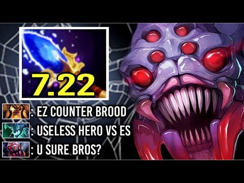 NEW CANCER 7.22 Scepter Brood Mid vs Counter Pick 20x Spin Web Crazy Top Rank Gameplay WTF Dota 2