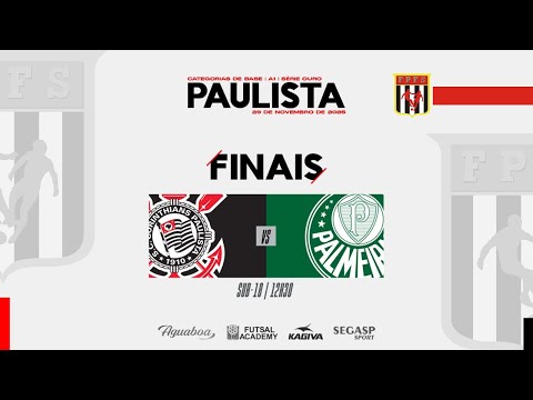 Paulista de Futsal A1  | FINAIS| CAT. Sub 18  | AO VIVO SC Corinthians Pta x Palmeiras