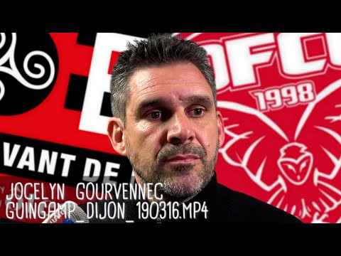 JOCELYN GOURVENNEC RÉAGIT APRÈS GUINGAMP - DIJON (1-0) / Ligue 1 - 16 mars 2019