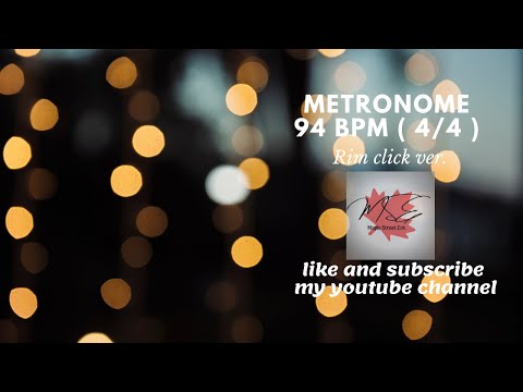 [Maple Street Ent] New Metronome 94 bpm ( 4/4 ) Rim click ver