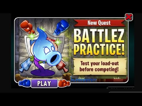PvZ 2 | SHADOW PEASHOOTER | Battlez Arena (Week 157) | Battlez 1.1Mil - Practice Room