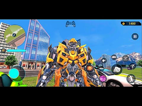 #Bumblebee || The Bandit's slayer part1 || Jet Bike Car Robot Transform || Robot Car Games
