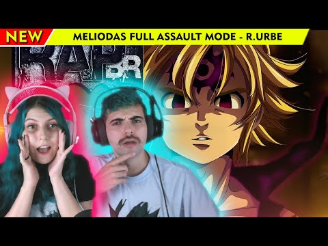 REACT EM CASAL Rap do Meliodas Full Assault Mode - ( Nanatsu no Taizai ) | R. Urbe