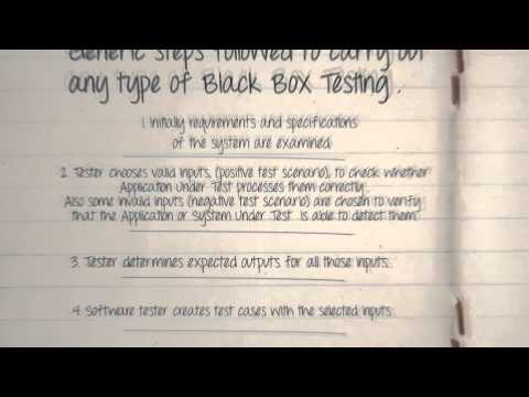 What is Black Box Testing