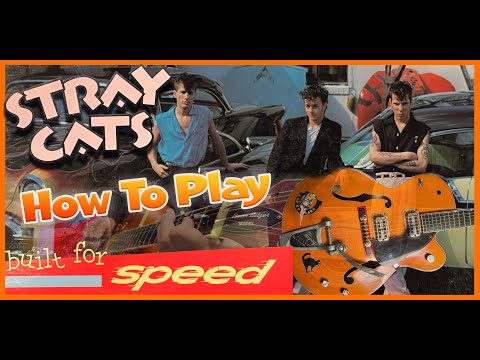 How to Play Built For Speed by the STRAY CATS (Guitar Lesson) W/TABS!