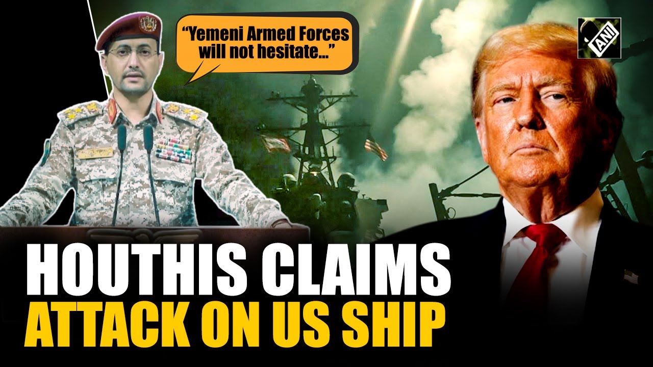 Yemen's Houthis say they have targeted a US aircraft carrier in response to airstrikes