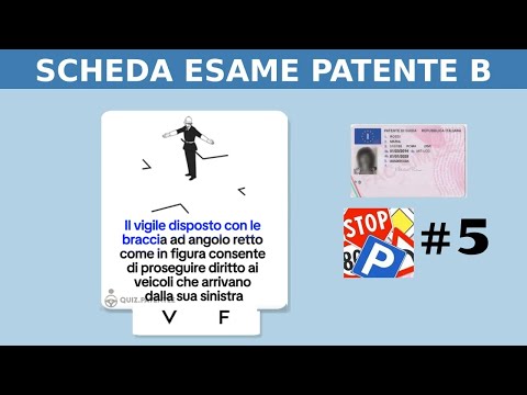 SCHEDA ESAME PATENTE B -2025- #5