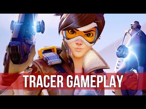 Overwatch Beta: Tracer Gameplay!