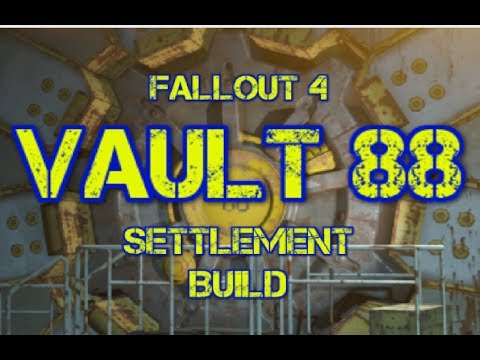 Fallout 4: Vault 88 Settlement Build | Biggest Vault (All Sectors Filled)