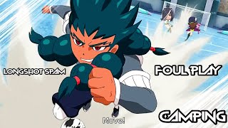 Playing against Foul Play Longshot Team | Inazuma Eleven Victory Road