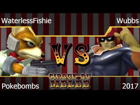 CDM 2017 - WaterlessFishie (Fox) vs Wubbs (C Falcon) Pokebombs - Melee